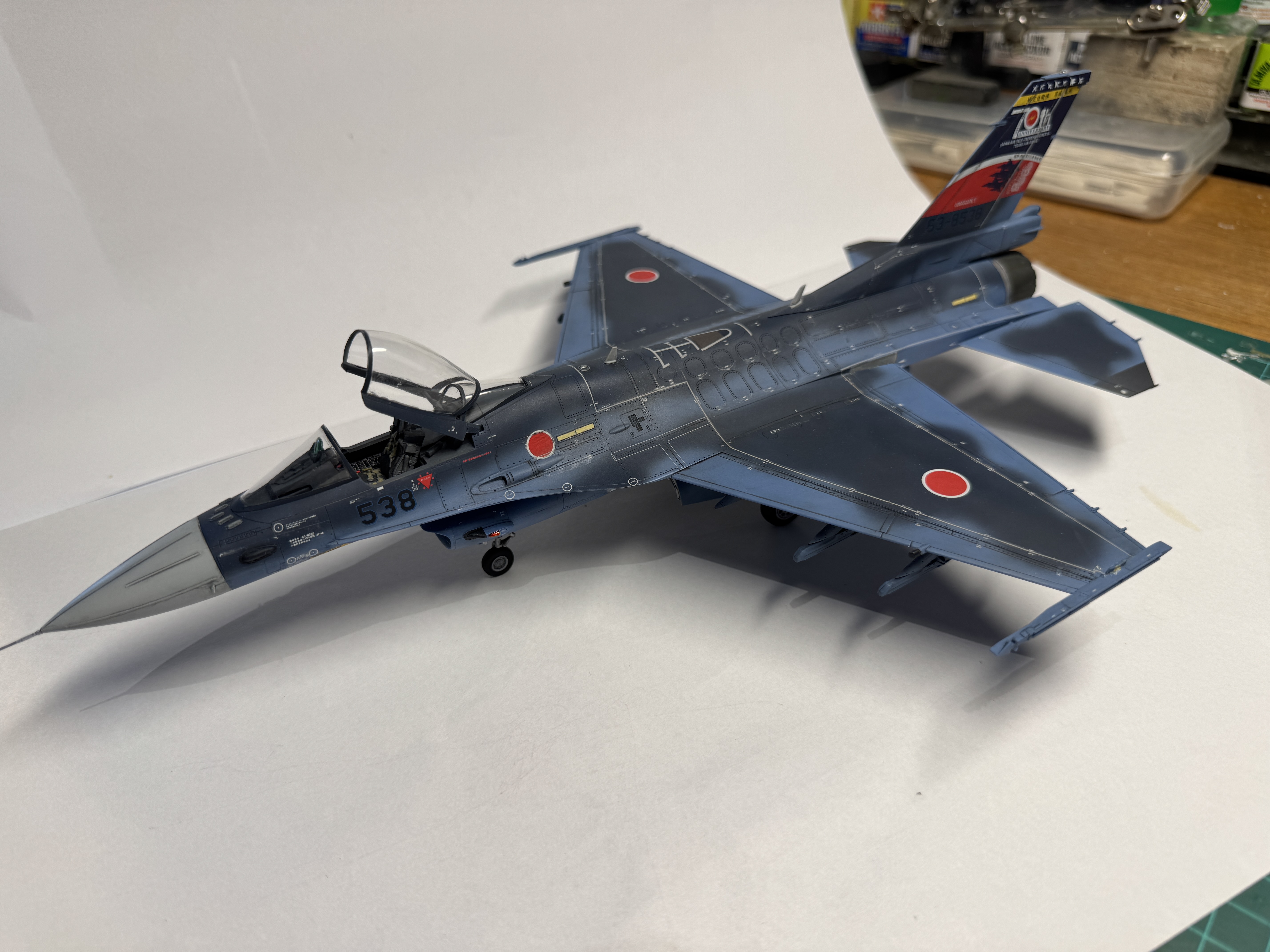 JASDF Mitsubishi F-2- 6th and 8th SQN’s split special paint scheme