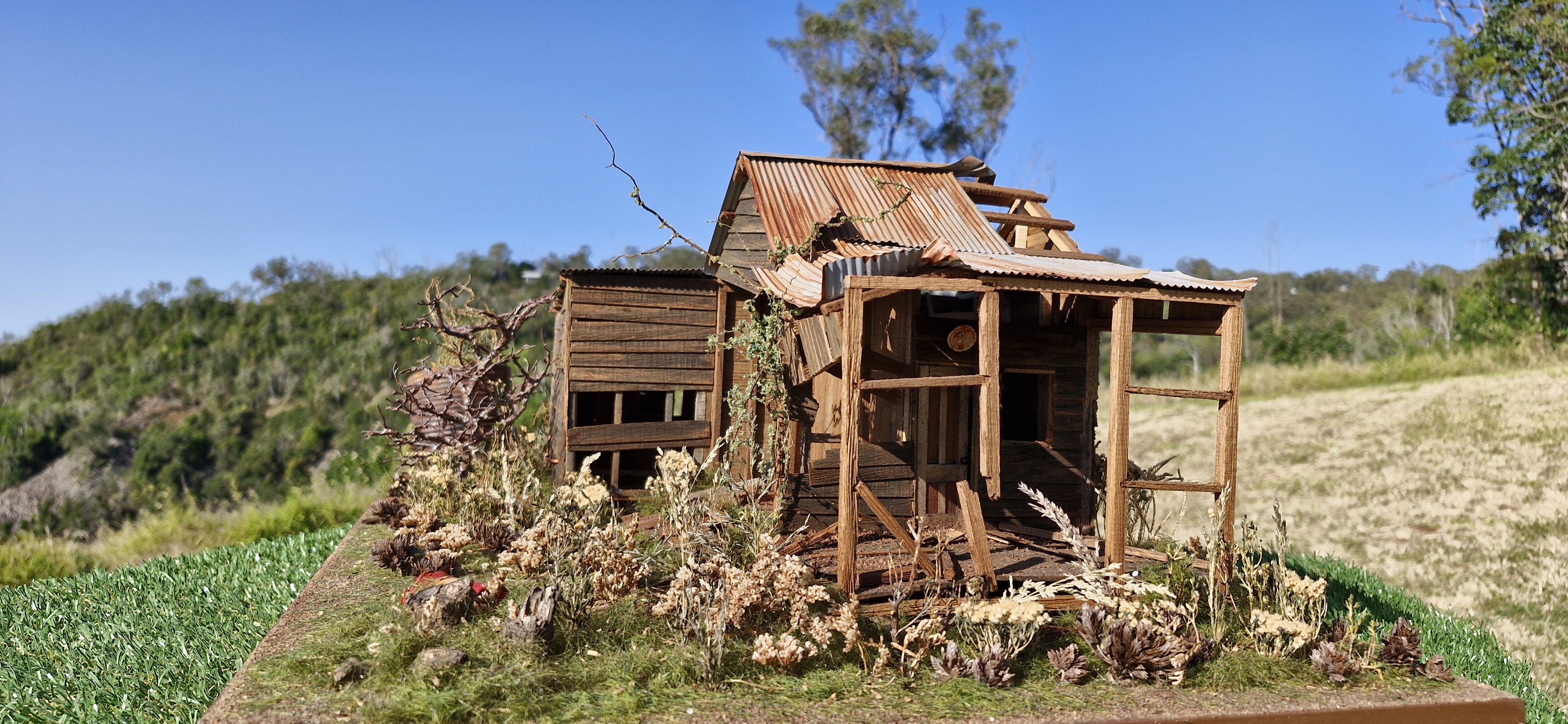 Emu Vale Cottage. (This is a model of an actual house at Emu Vale on Queensland's Darling Downs)