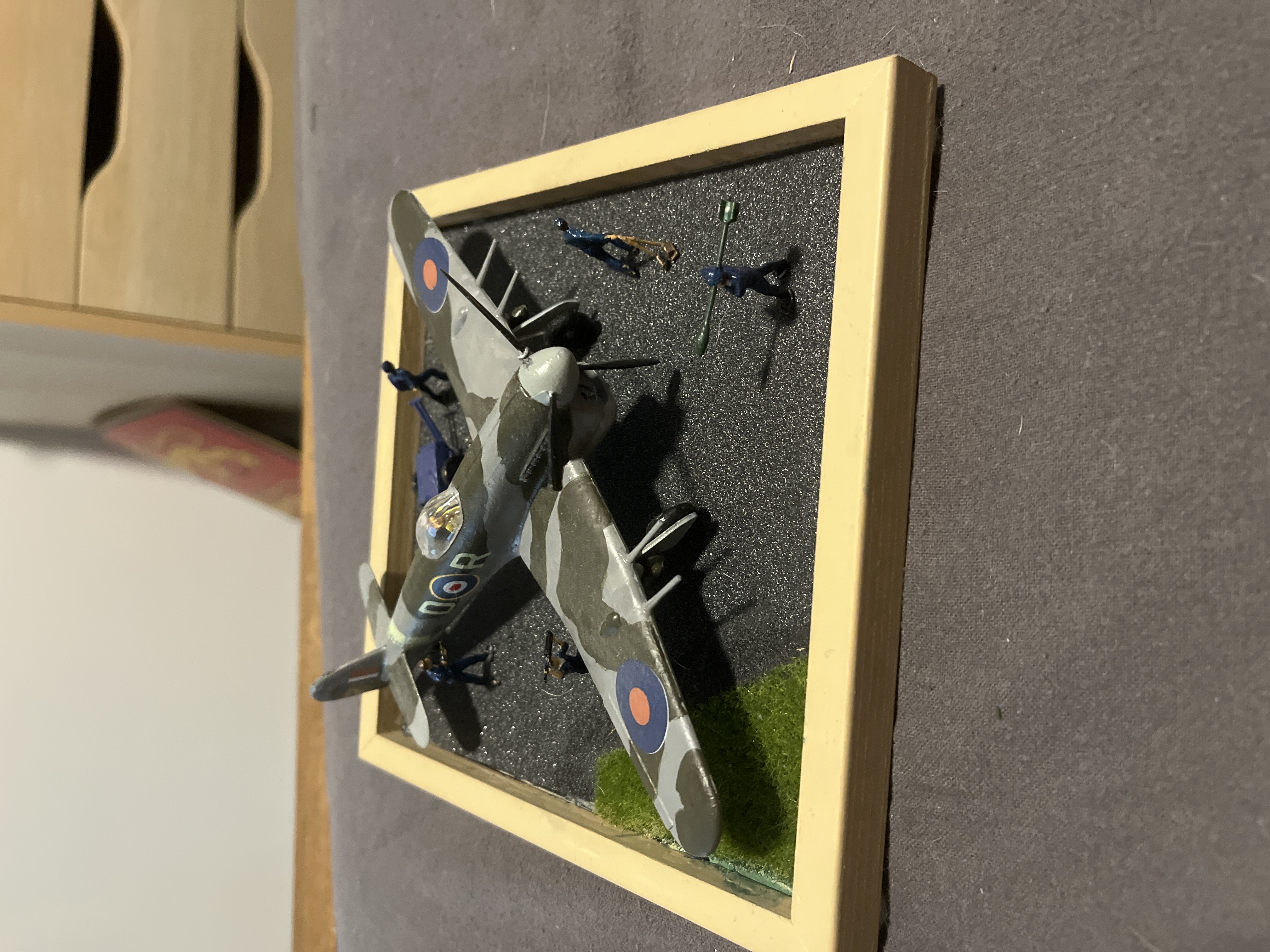 Hawker Typhoon with landing crew