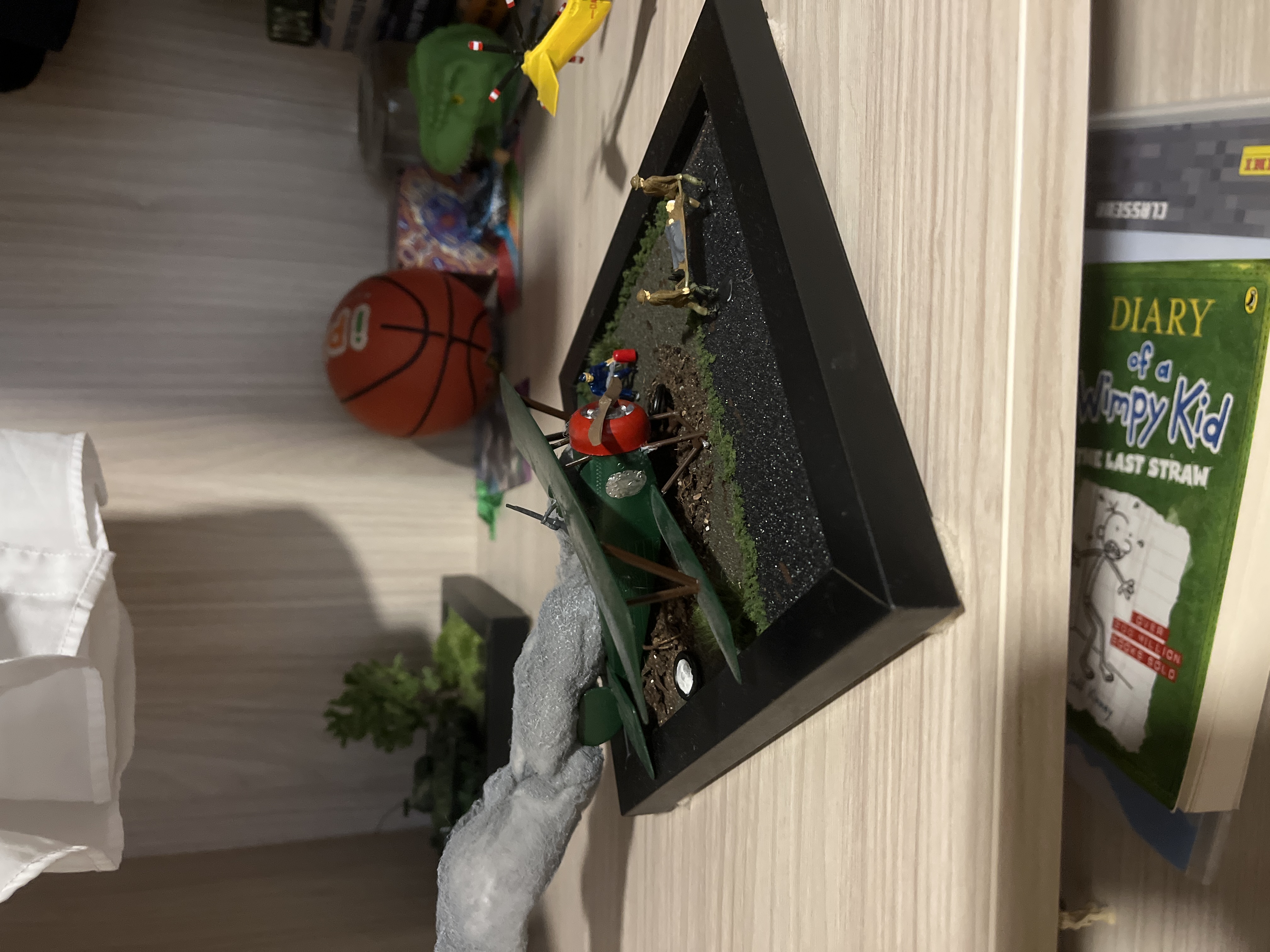 Nieuport 17C-1 on fire