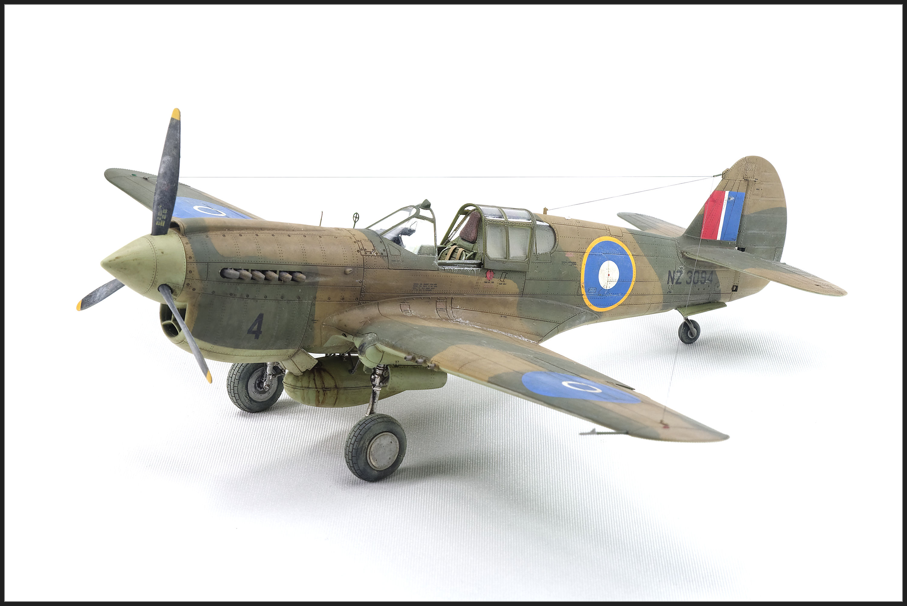 Curtiss P-40E Kittyhawk - No. 15 Sqn Royal New Zealand Airforce