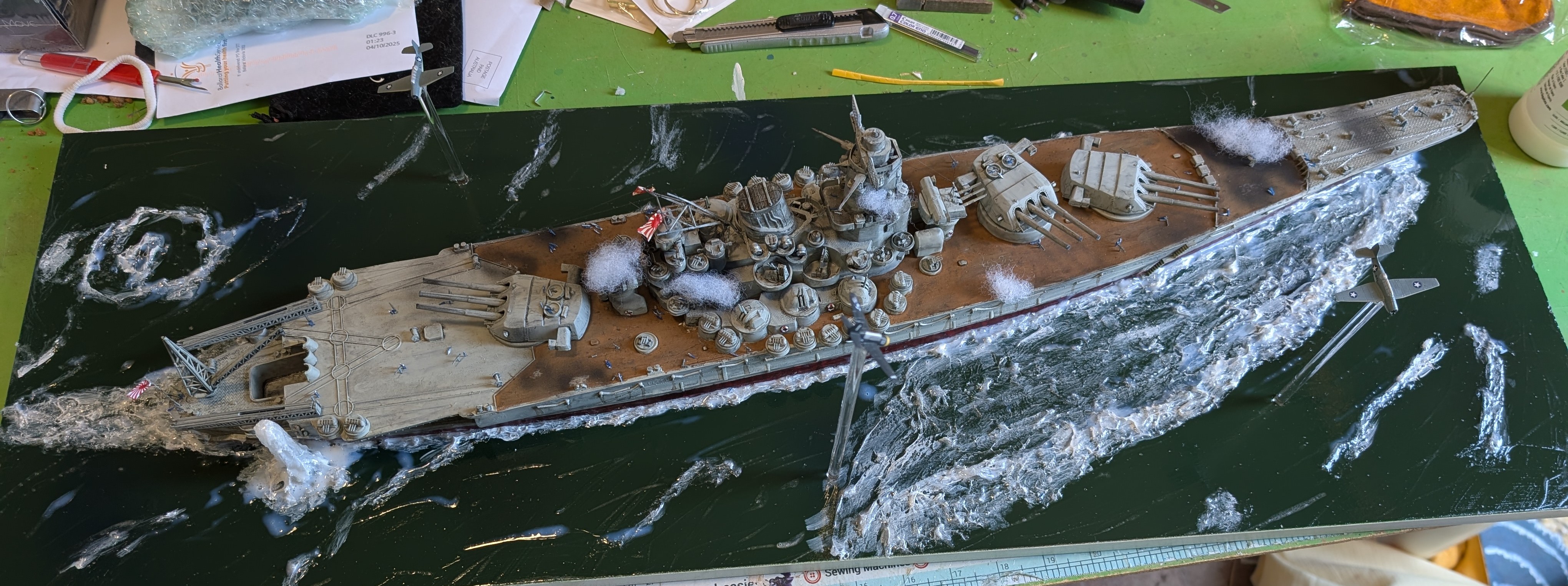 Yamato under attack - the third wave strikes