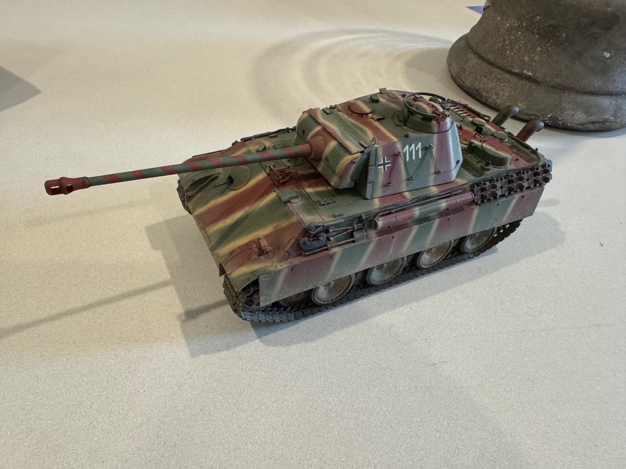 Panther G with late war stripe camo