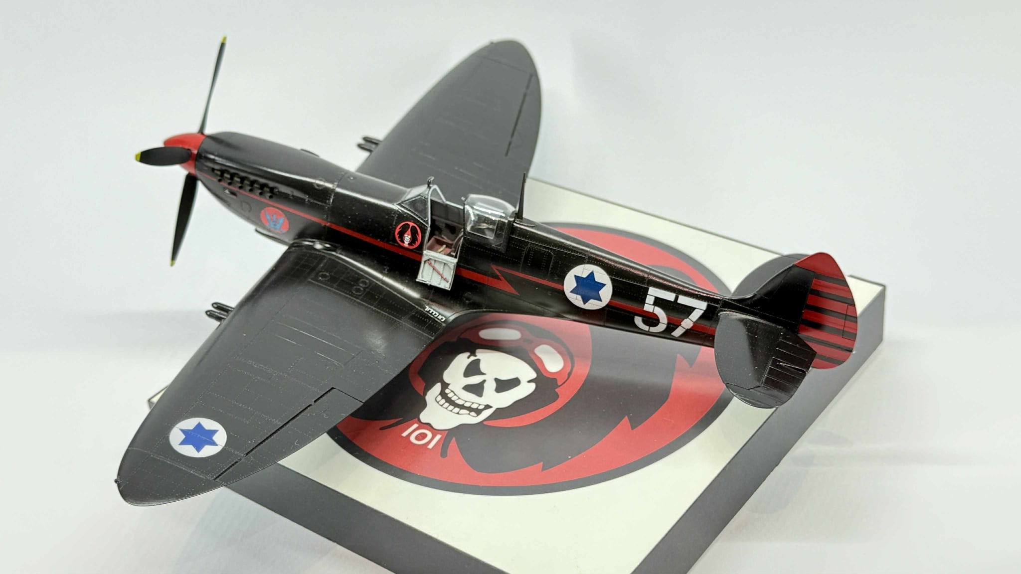 Ezer Weizman's Spitfire IX, 1973