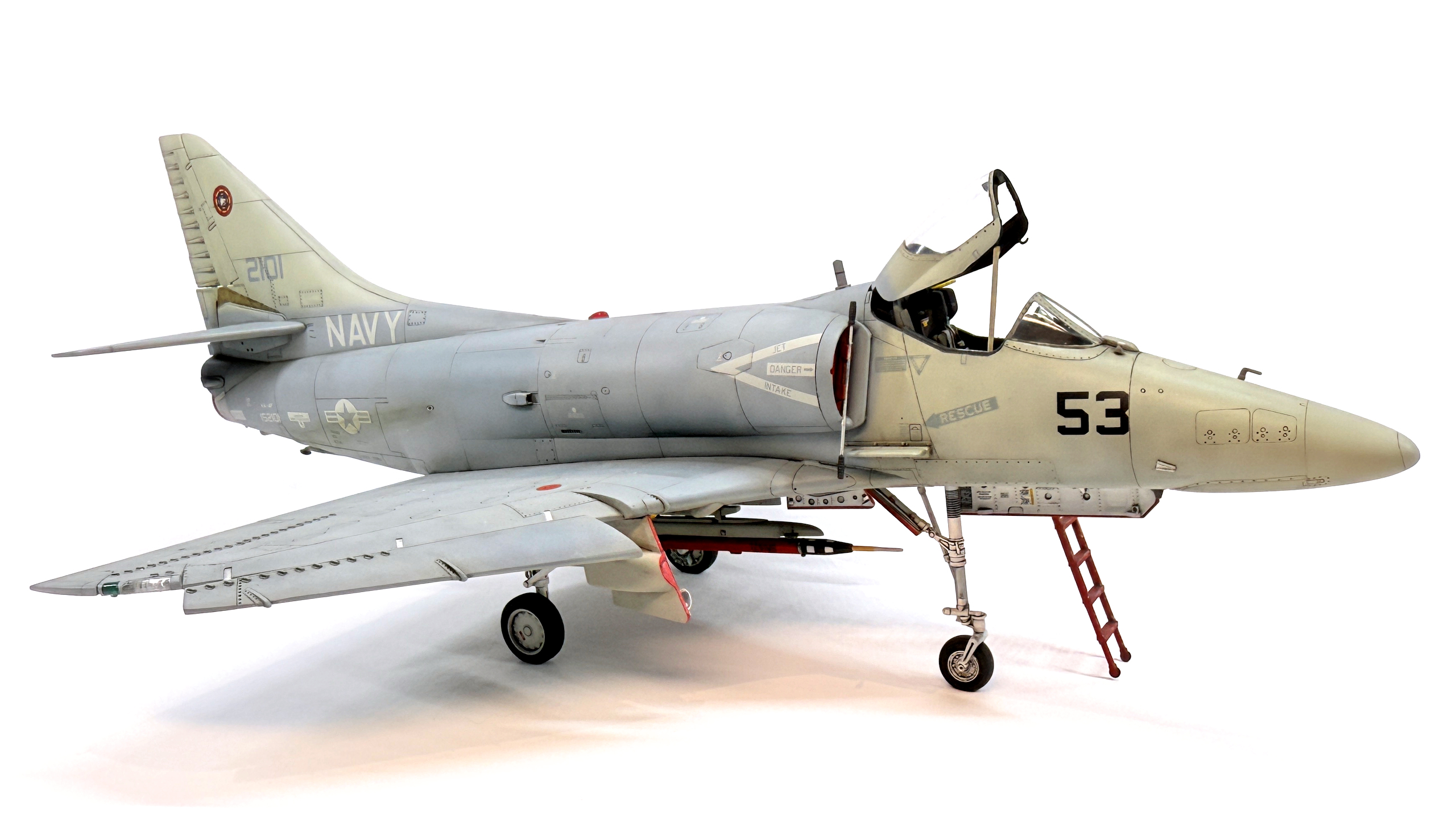 NA-4F Skyhawk, US Navy Fighter Weapons School, 'Top Gun', 1986
