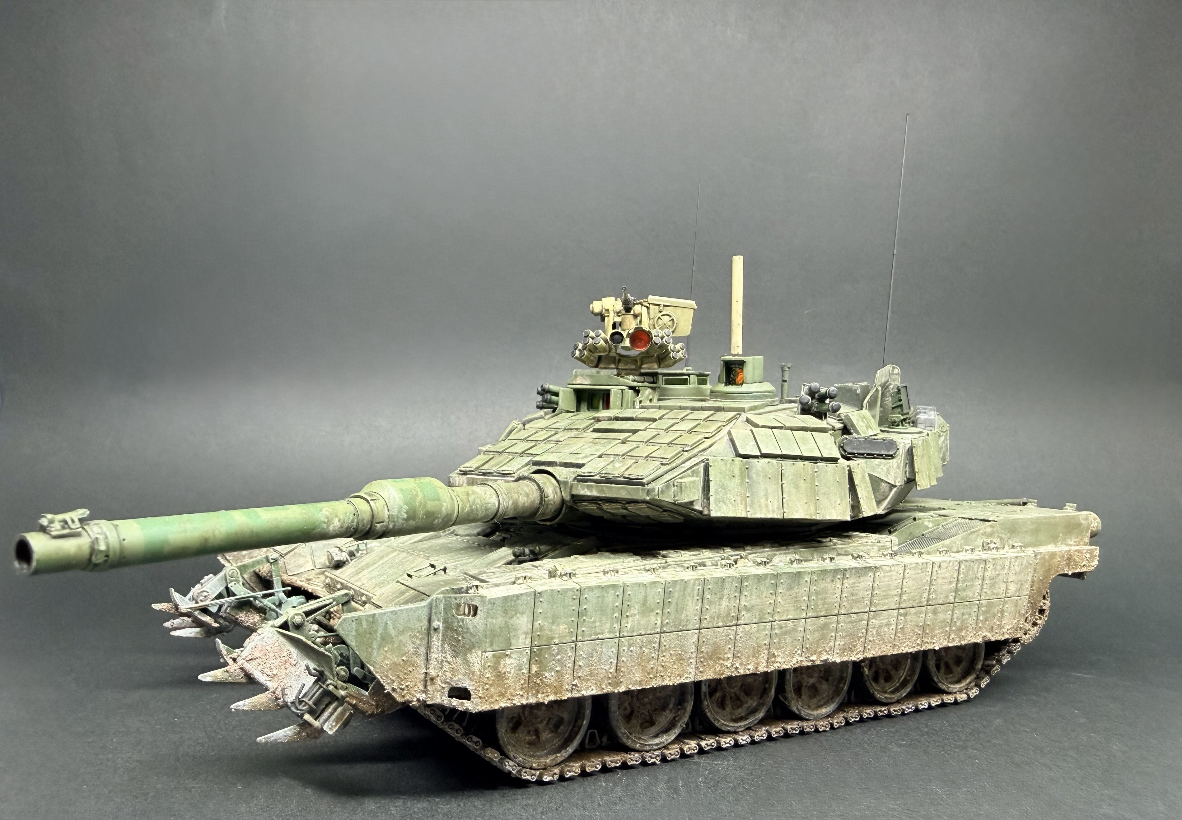 Frankenstein Tank - T-72-M1 Merc MBT mashup 